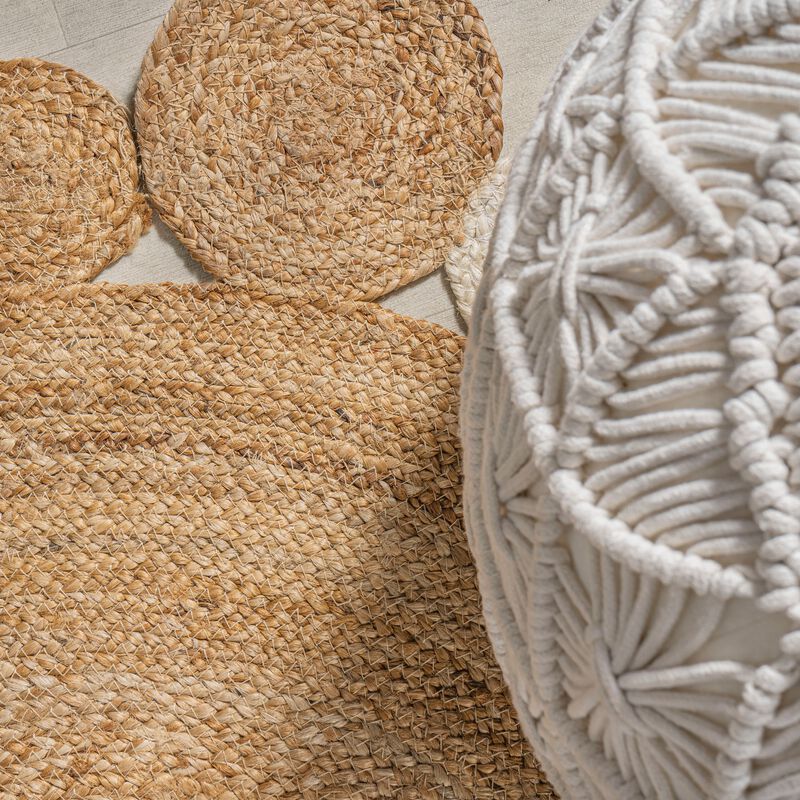 Ayana Two Tone Jute Hippy Area Rug