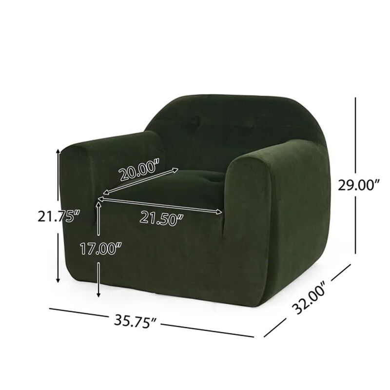 Merax Fabric Accent Chair for Living Room
