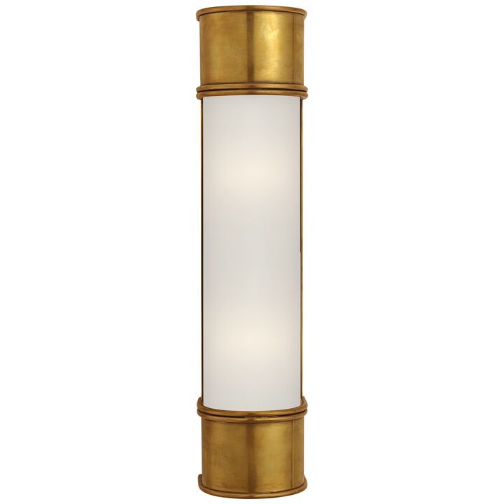 Oxford 18" Bath Sconce in Antique-Burnished Brass
