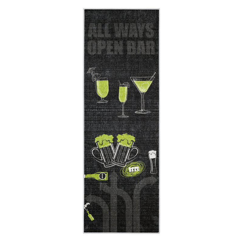 SUSSEXHOME Non Skid 70 % Cotton Washable Kitchen Runner Rug - 20 x 59 Inches