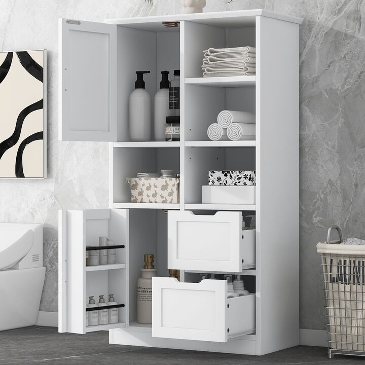 Merax Freestanding Bathroom Storage Cabinet