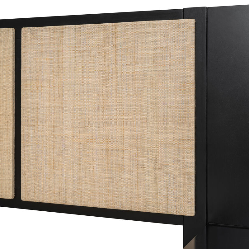Merax Modern Platform Bed with 2 Nightstands