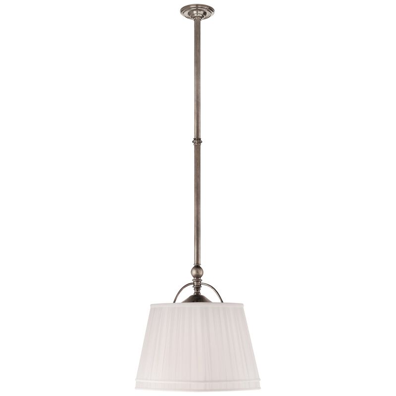 Sloane Single Shop Light in Antique Nickel