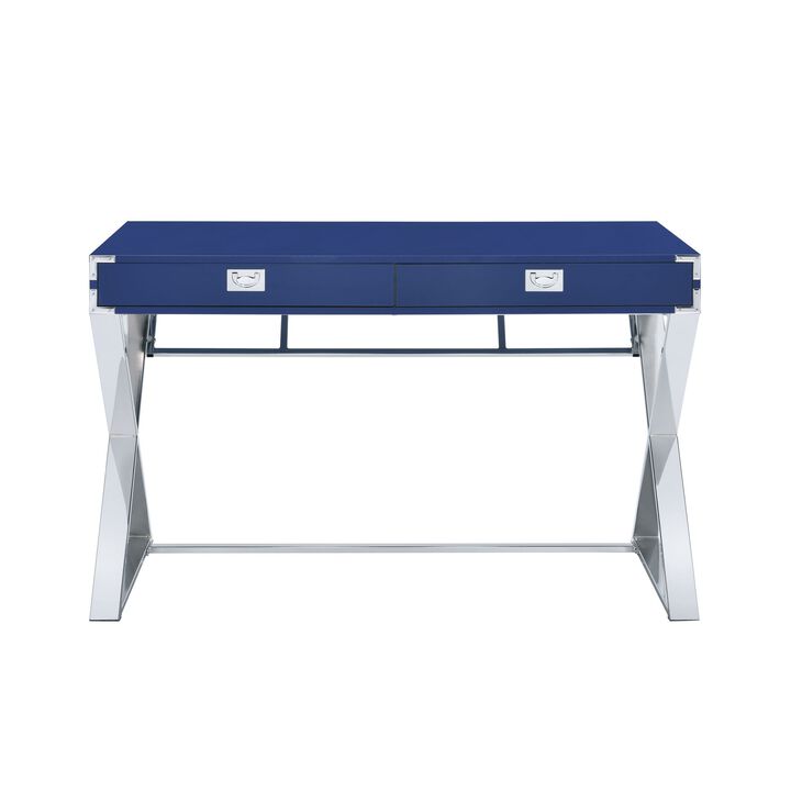 Estelle Desk in Glossy Blue