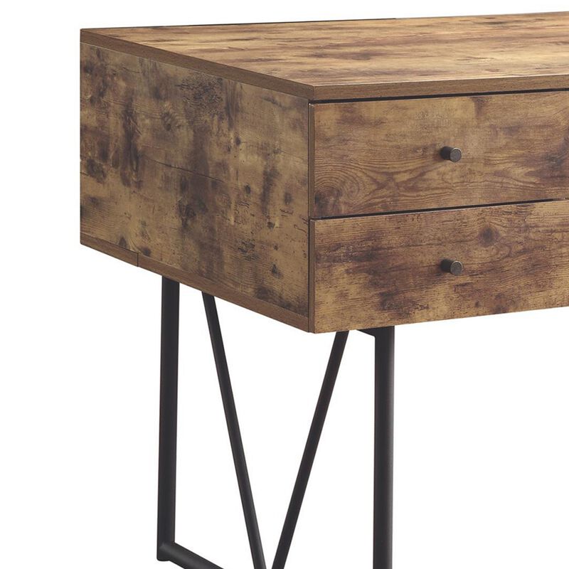 Voguish Style Writing Desk With 4 Drawers