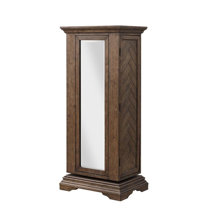 New Classic Furniture Furniture Mar Vista Solid Wood Swivel Lingerie Chest in Walnut