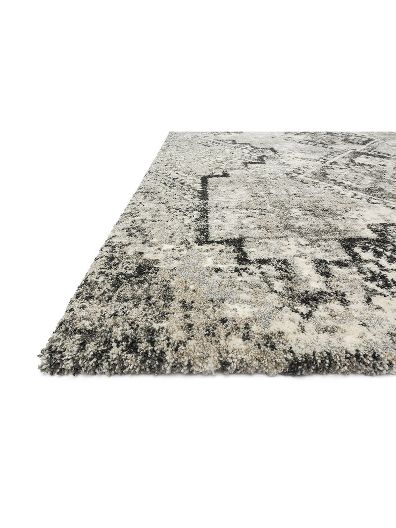 Viera VR10 Grey/Black 3'10" x 5'7" Rug