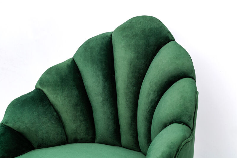 Design Lounge Chair with Metal Legs