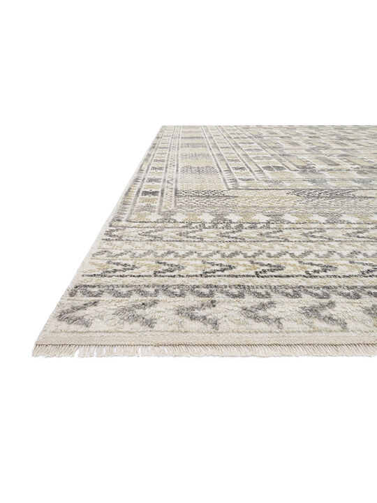 Idris ID04 Ivory/Taupe 18" x 18" Sample Rug