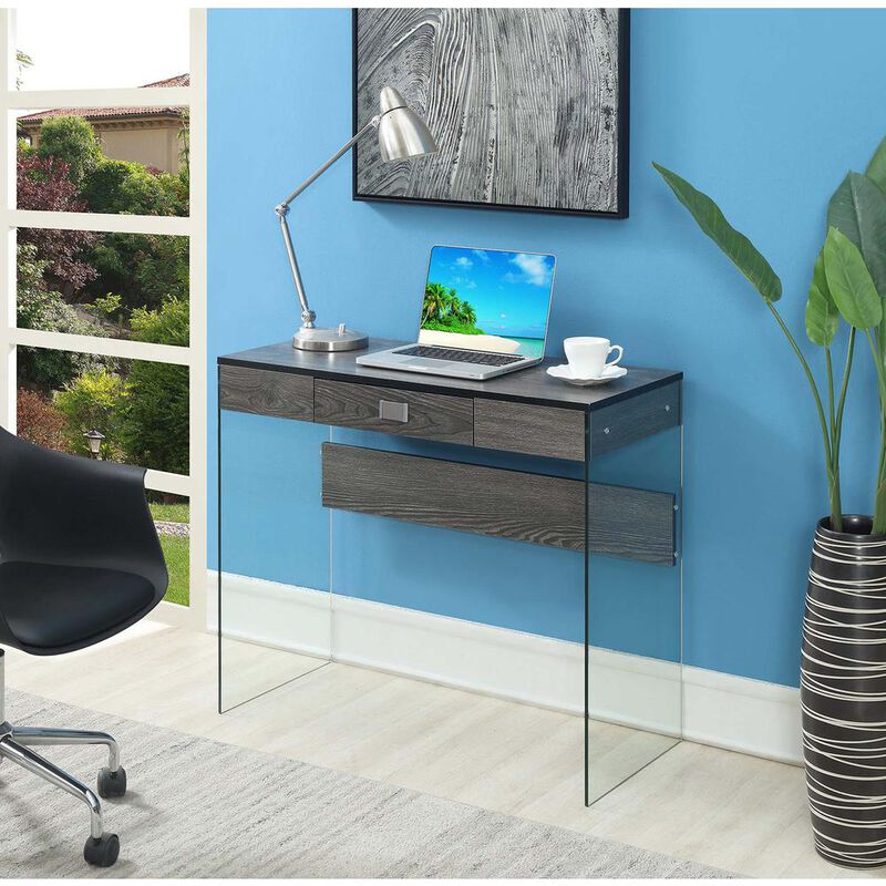Convenience Concepts SoHo Glass 36 Desk