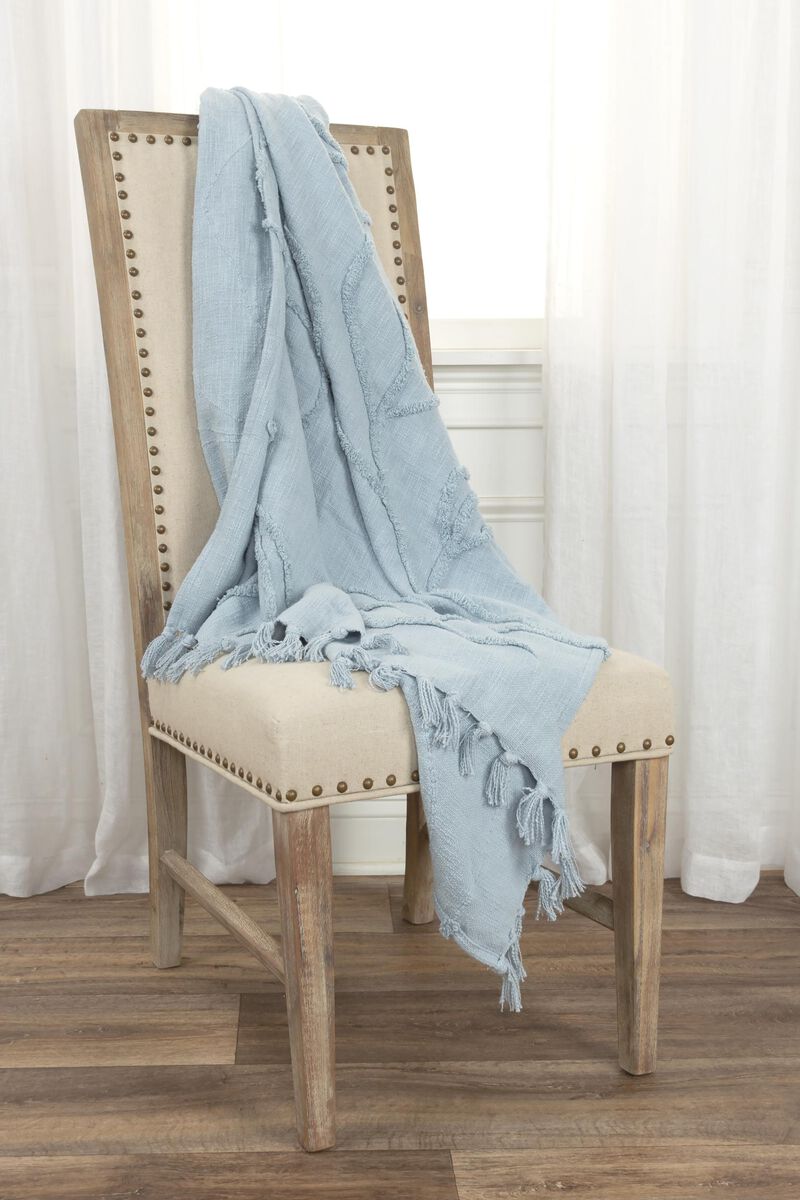 Light Blue 50" x 60" Throw Blanket