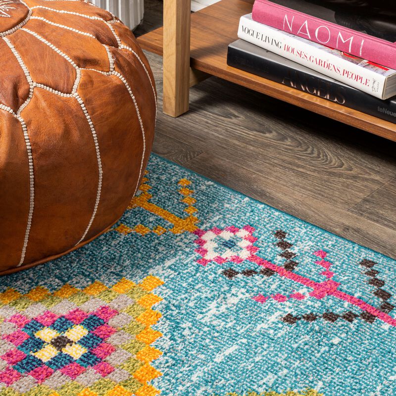 Tribal Love Geometric Area Rug