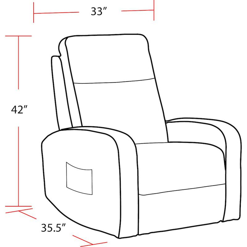 Parker Living Thriller - Natural Beauty Grey Power Lift Recliner