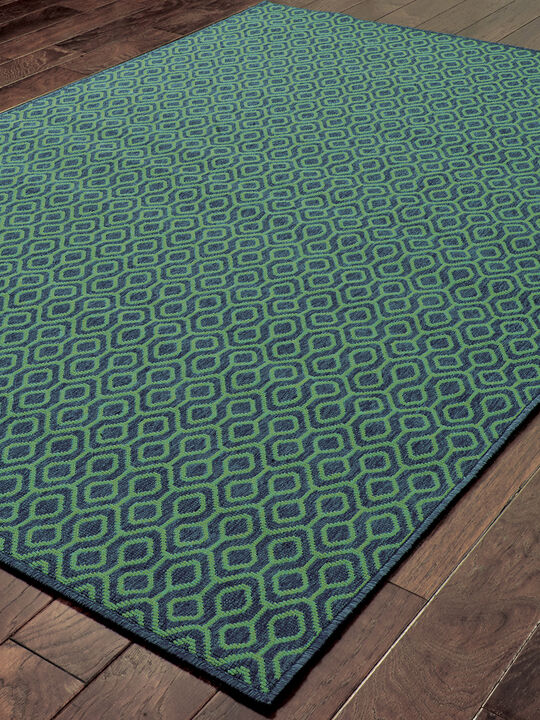 Meridian 1'10" x 2'10" Navy Rug