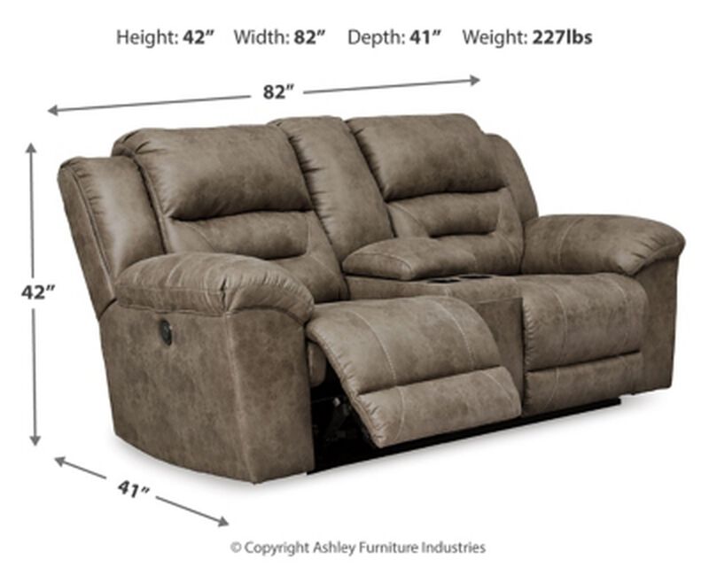 Stoneland PWR Recline Loveseat W/Console