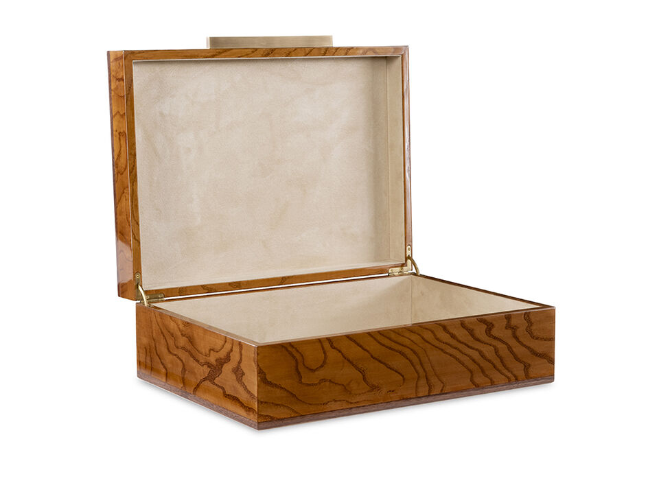 Walnut And Brass Box