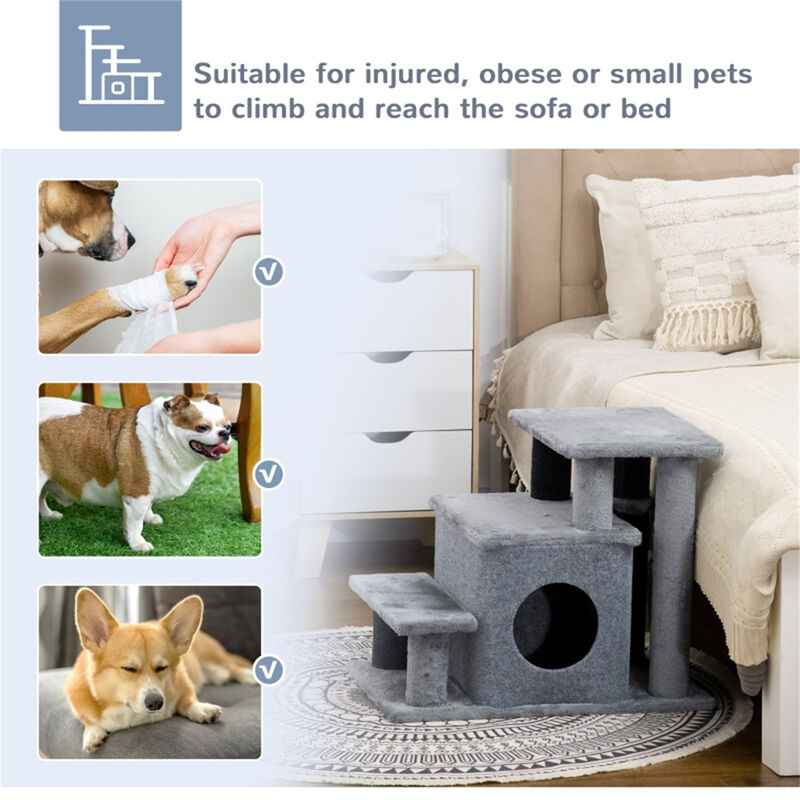 Luxury Cat Tree with Multiple Levels, Scratching Posts, Perches, and Hideaways for Cats