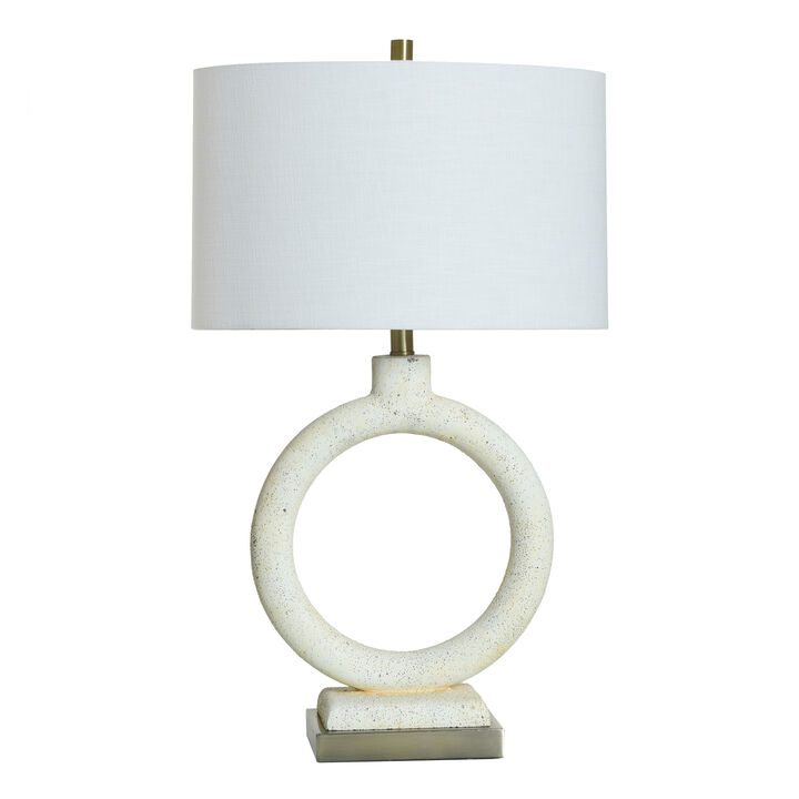 Speckled Cream Table Lamp