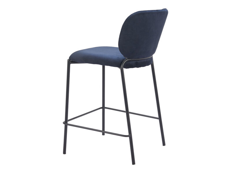 Plat Counter Stool (Set of 2) Blue