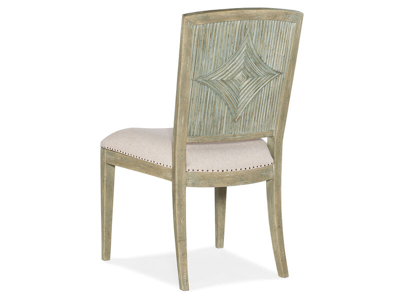 Surfrider Carved Back Side Chair