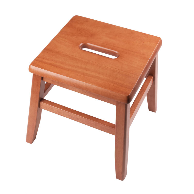 Winsome Kaya 2-Pc Conductor Stool Set, Teak