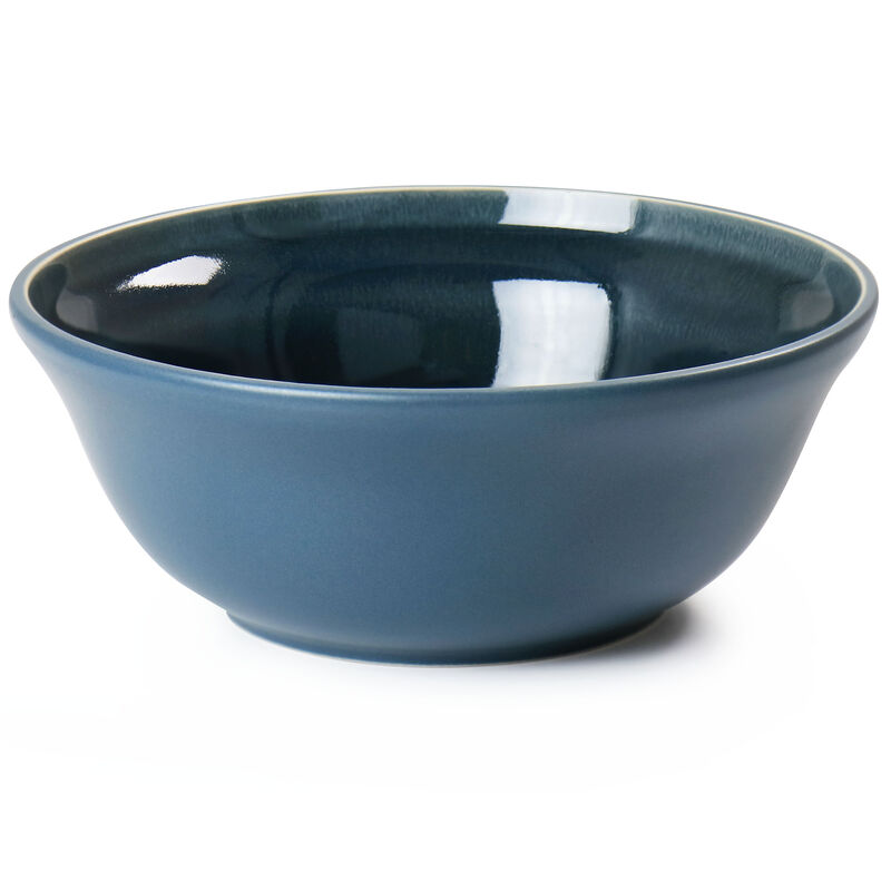 Martha Stewart 12 Piece Speckle Glaze Stoneware Dinnerware Set in Blue