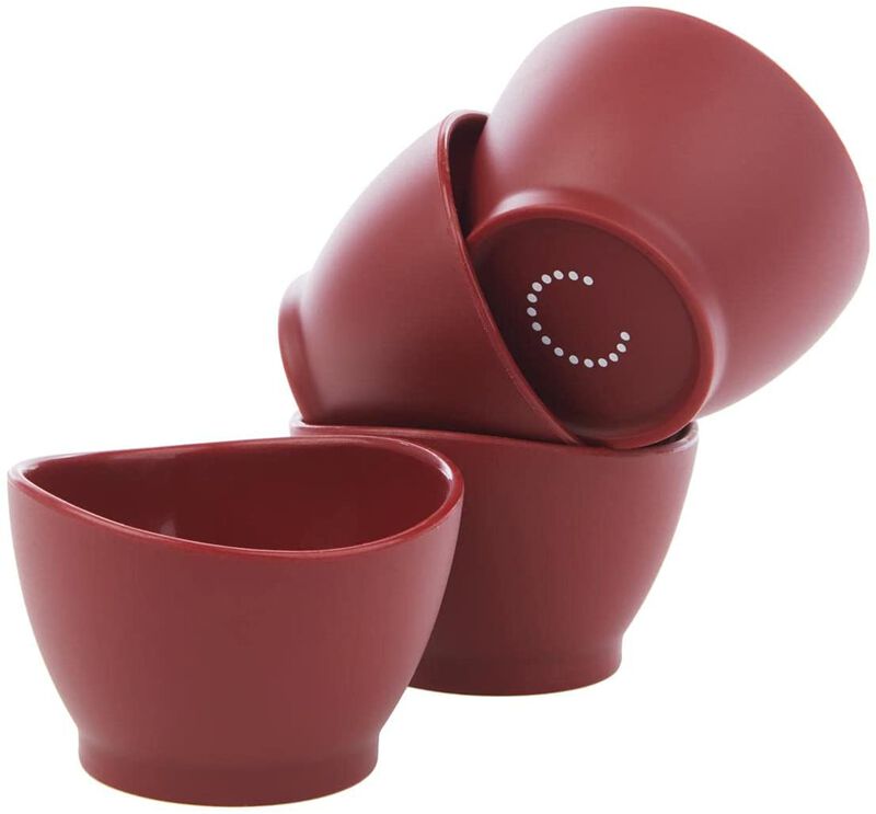 Mini Food Prep Silicone Pinch Bowls Set - 4 Pack
