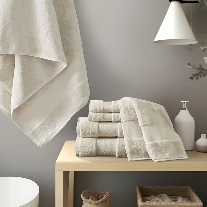 Gracie Mills Thalia 6-Piece 600gsm Turkish Cotton Bath Towel Set