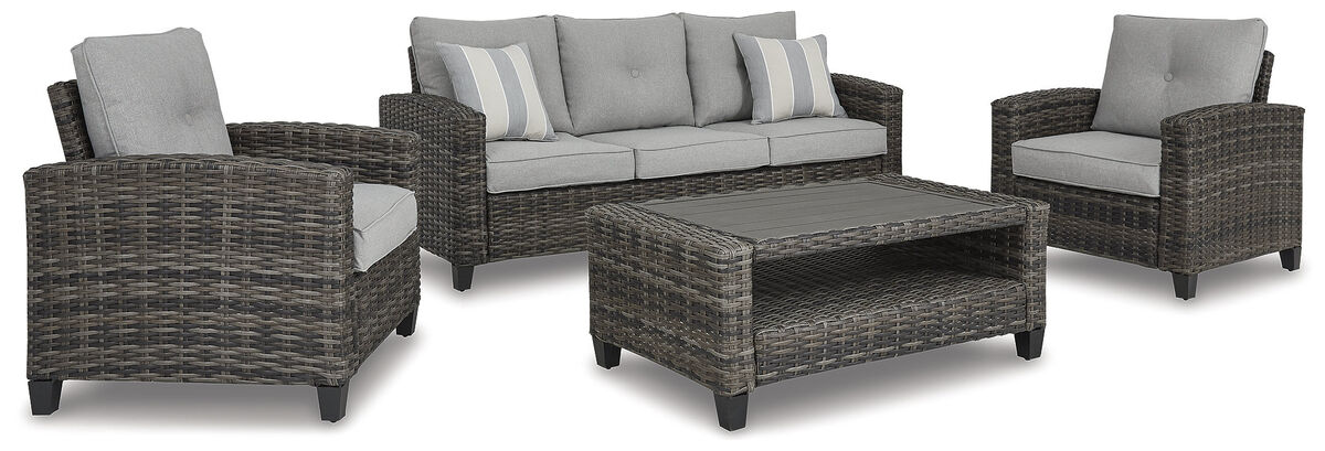 Cloverbrooke 4PC Outdoor Conversation Set