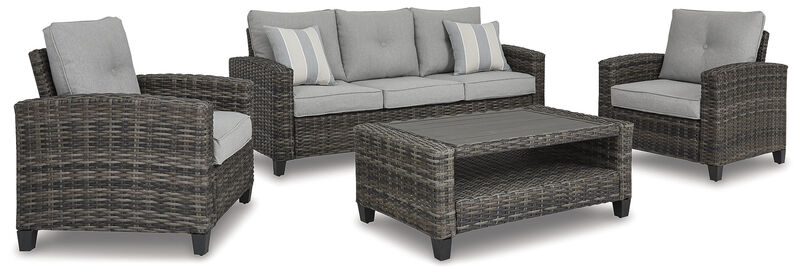 Cloverbrooke 4PC Outdoor Conversation Set
