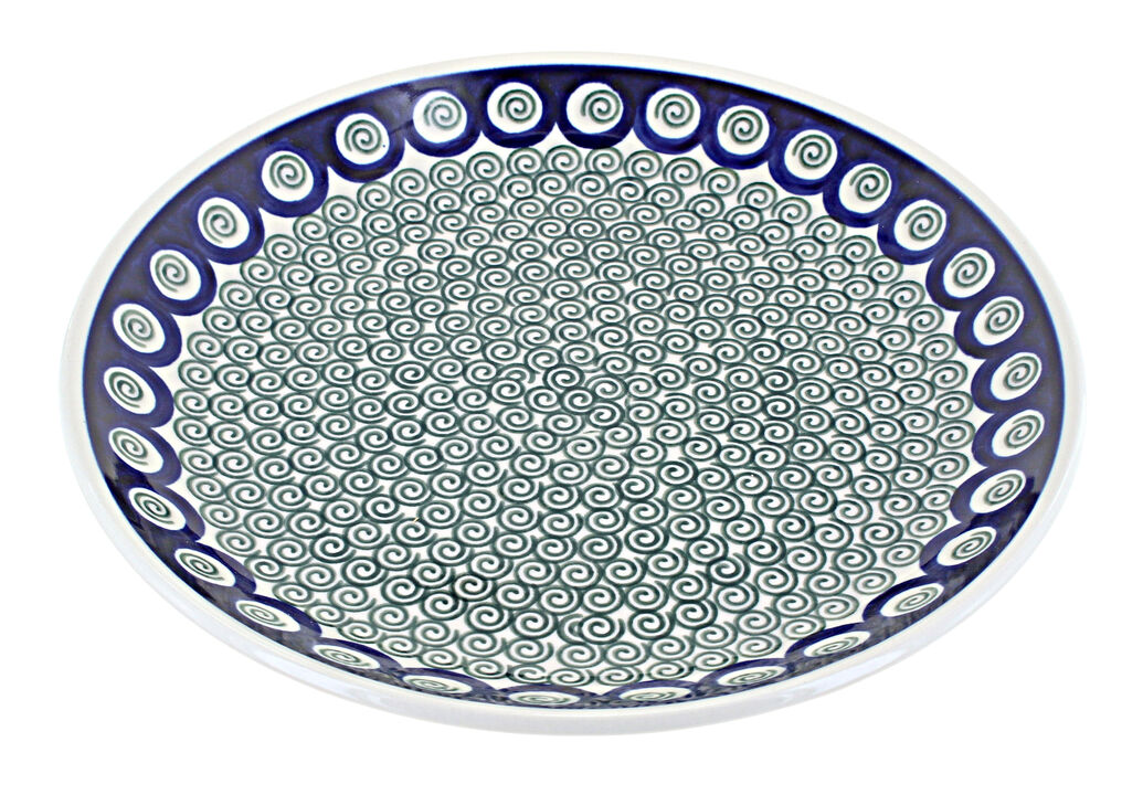 Blue Rose Polish Pottery Maria Dinner Plate