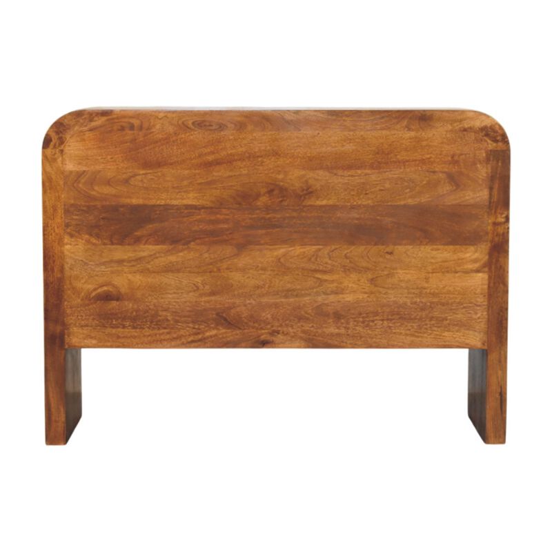 Artisan Furniture Solid Wood Darcy 3 over 3 Drawer Chest in Chestnut Finish