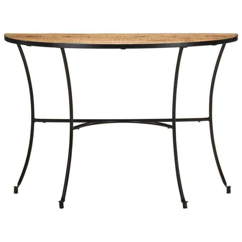 vidaXL Side Table 43.3"x15.7"x30.3" Solid Mango Wood