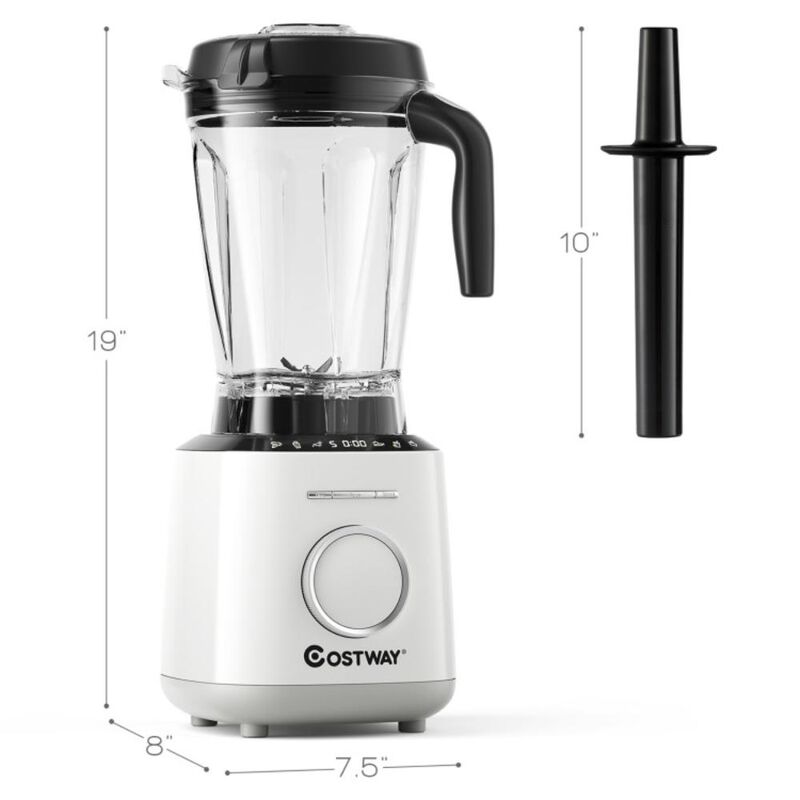 Costway  1500W Countertop Smoothies Blender with 10 Speed and 6 Pre-Setting Programs