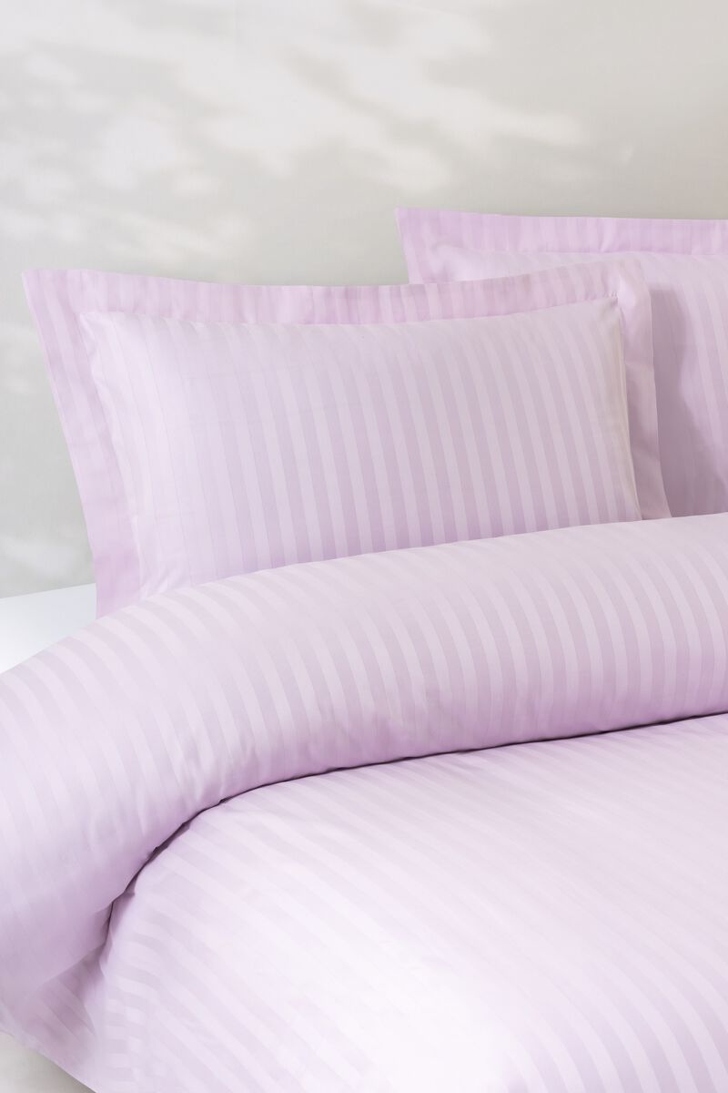 Brooks Brothers Sateen Stripe Cotton Duvet Cover Set