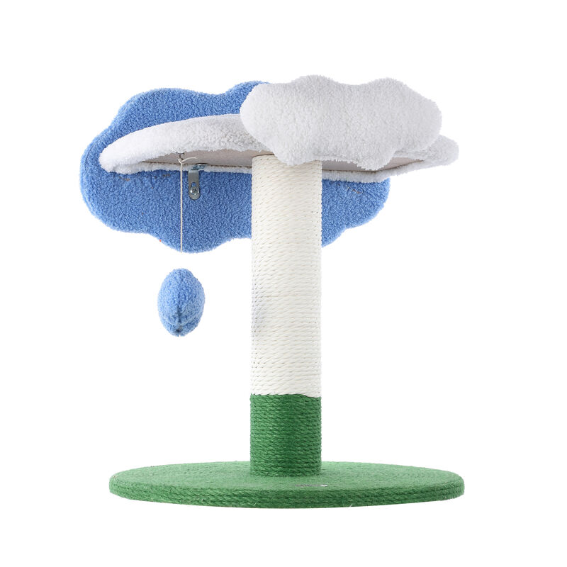 Sami Modern Jute Cloud Cat Tree with Scratching Post