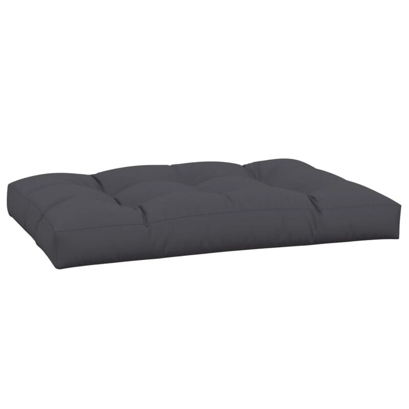 Keya Cushion for Bench, 31x47, Tufted Stitched Gray Outdoor Fabric - Benzara