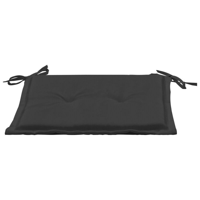 vidaXL Garden Chair Cushions 2 pcs Anthracite 19.7"x19.7"x1.2"