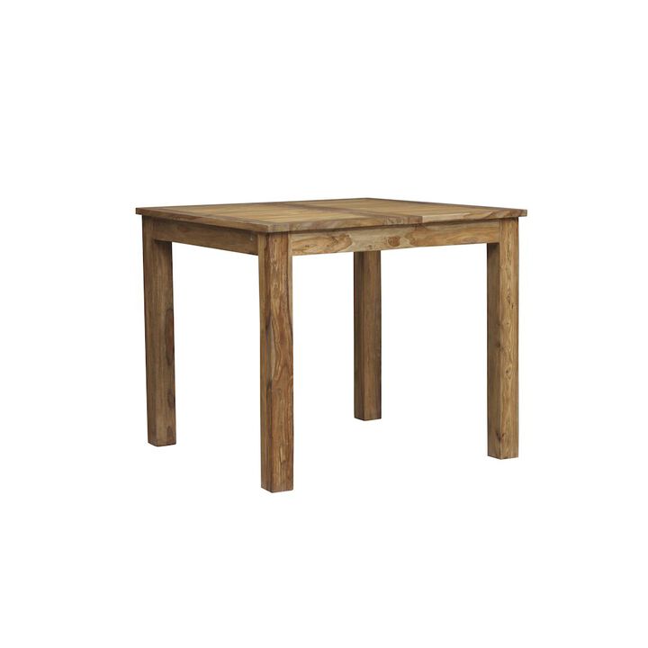 Porter Designs Urban Solid Sheesham Wood 42 - 60 Butterfly Extension Counter Table, Natural