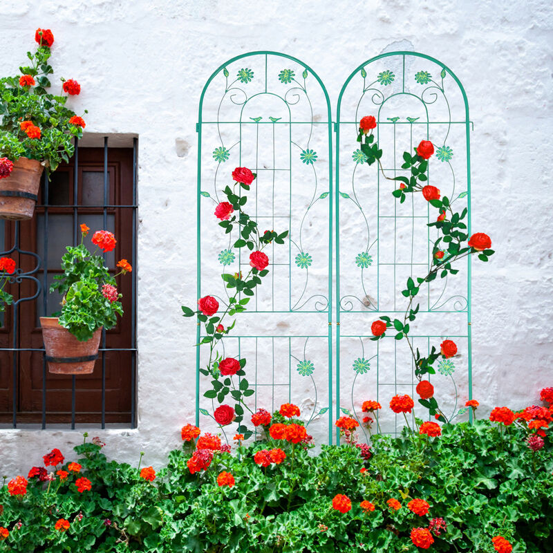 Streamdale Metal Garden Trellis for Climbing Plants-Flower Support