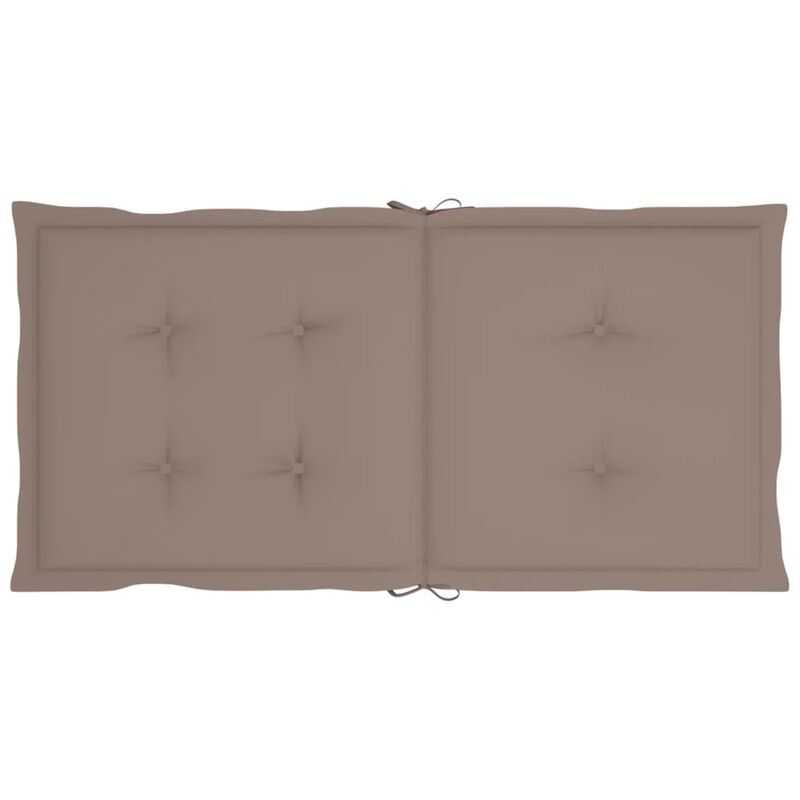 vidaXL Garden Chair Cushions 6 pcs Taupe 39.4"x19.7"x1.6"