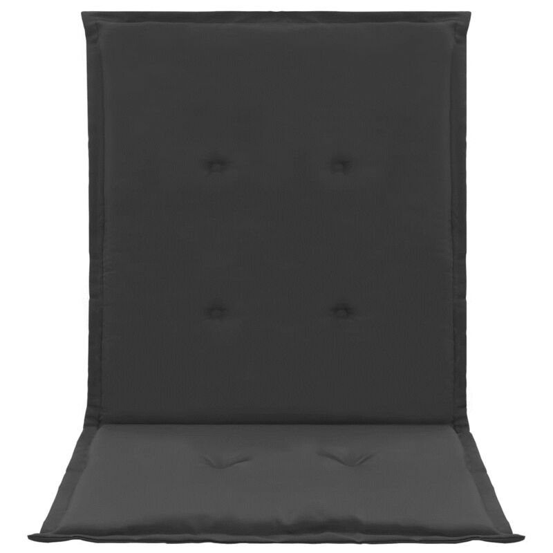 vidaXL Garden Chair Cushions 2 pcs Anthracite 39.4"x19.7"x1.2"