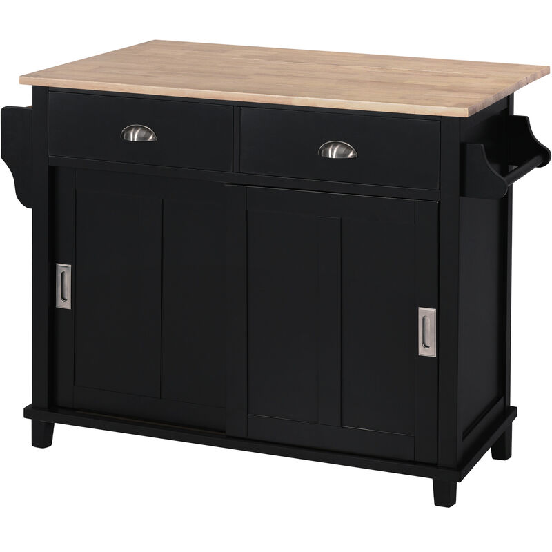 Merax Kitchen Island Cart