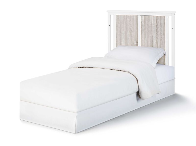 Suite Bebe Connelly Mini Crib White/Rockport Gray With Mattress Pad