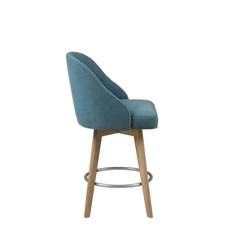 Belen Kox Swivel Counter Stool, Blue, Belen Kox