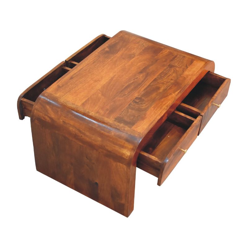 Artisan Furniture Darcy 4 Drawer Solid Wood  Coffee Table