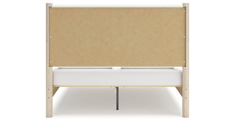 Queen Upholstered Panel Bed