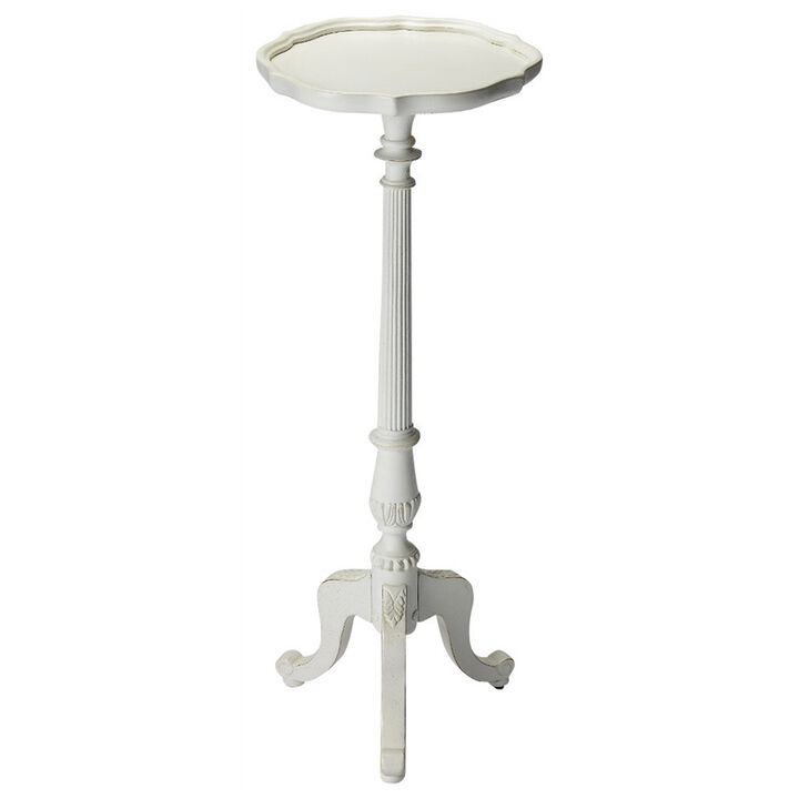 Cottage White Pedestal Plant Stand, Belen Kox