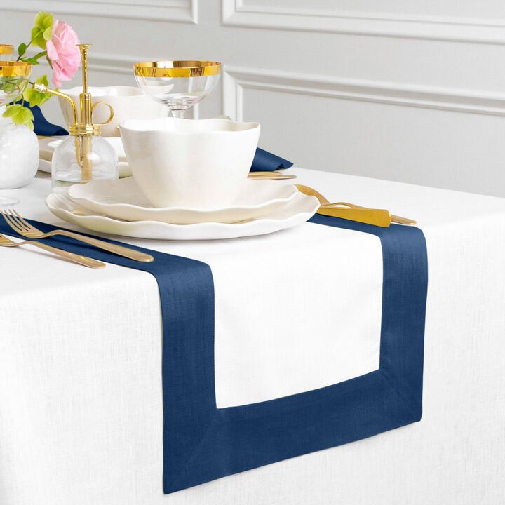 Solino Home 100% Pure Linen Table Runner | Contempo