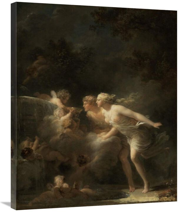 The Fountain of Love-Canvas Art-28x35
